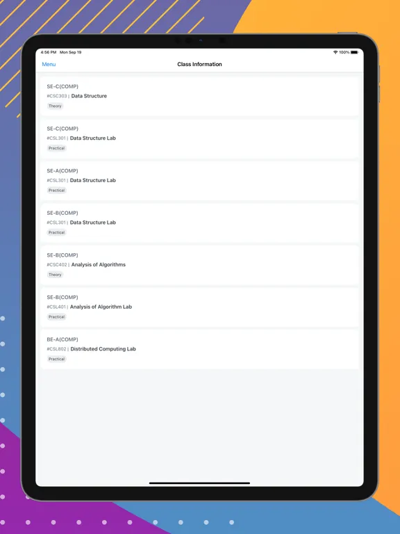 QualCampus FDDI iPad  스크린샷