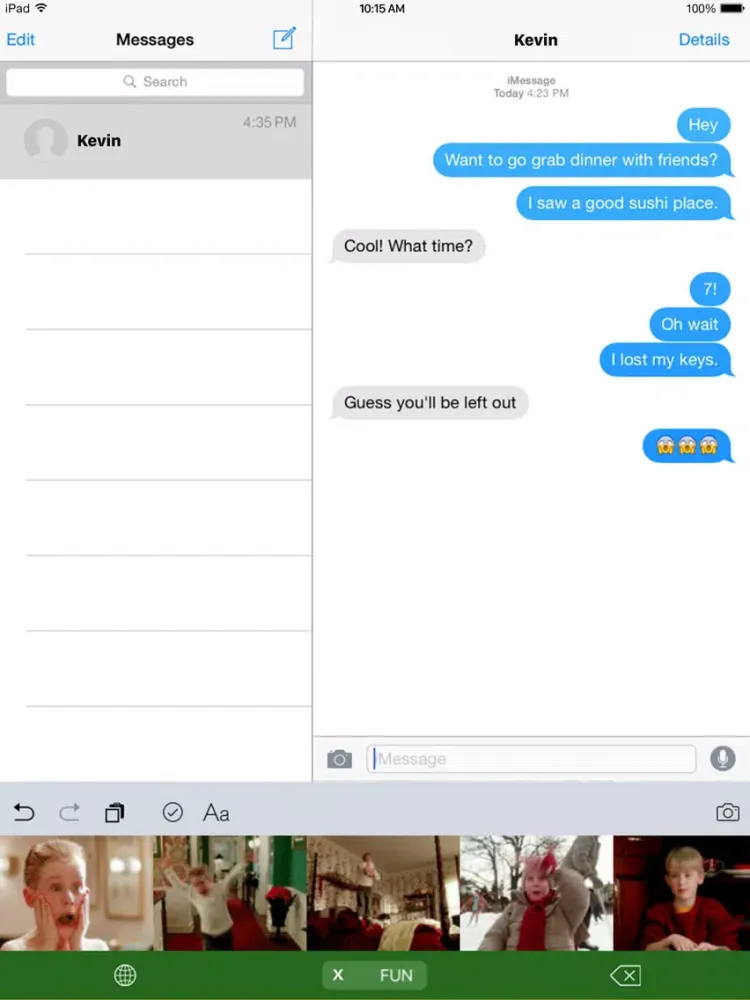 صور Home Alone GIF Keyboard iPad 