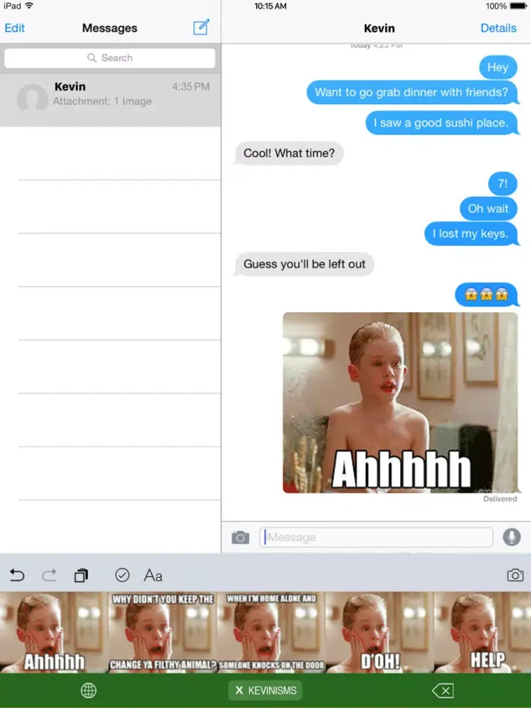 صور Home Alone GIF Keyboard iPad 