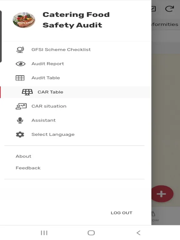 Catering Food Safety Audit iPad  스크린샷