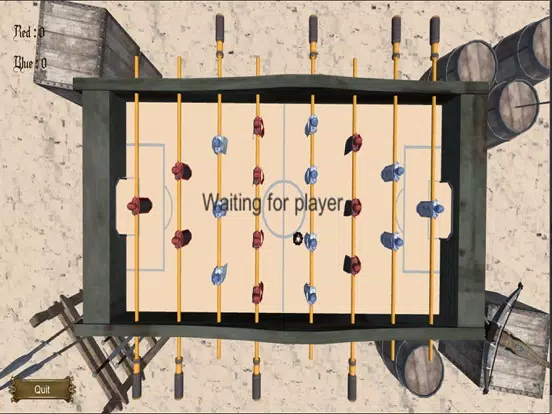 ภาพหน้าจอของ Foosball Medieval iPad 