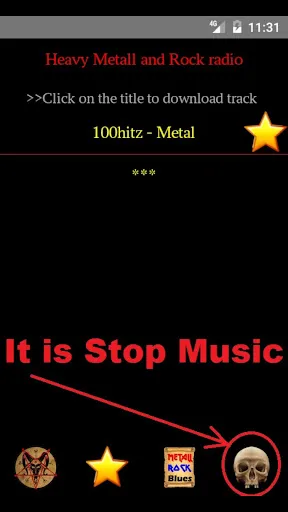 Heavy Metal & Rock music radio Screenshots