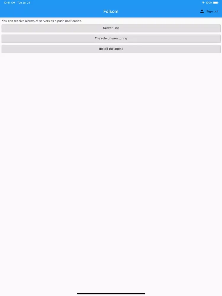 Folsom iPad 应用截图