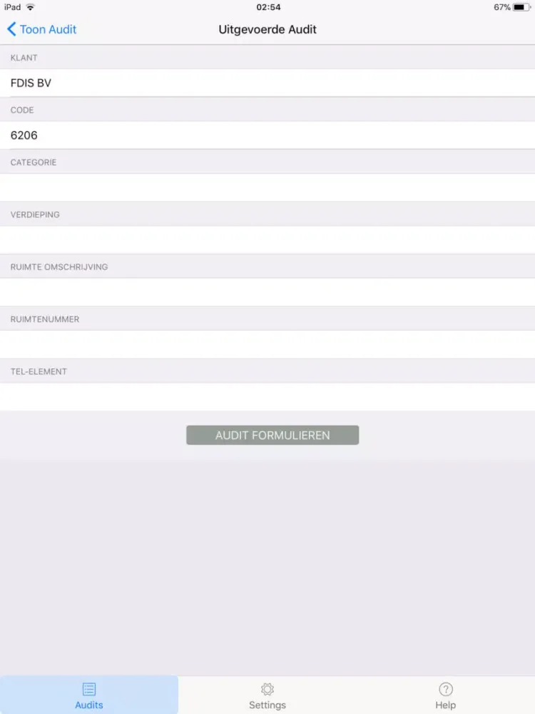 Capturas de pantalla de Quality Check iPad 