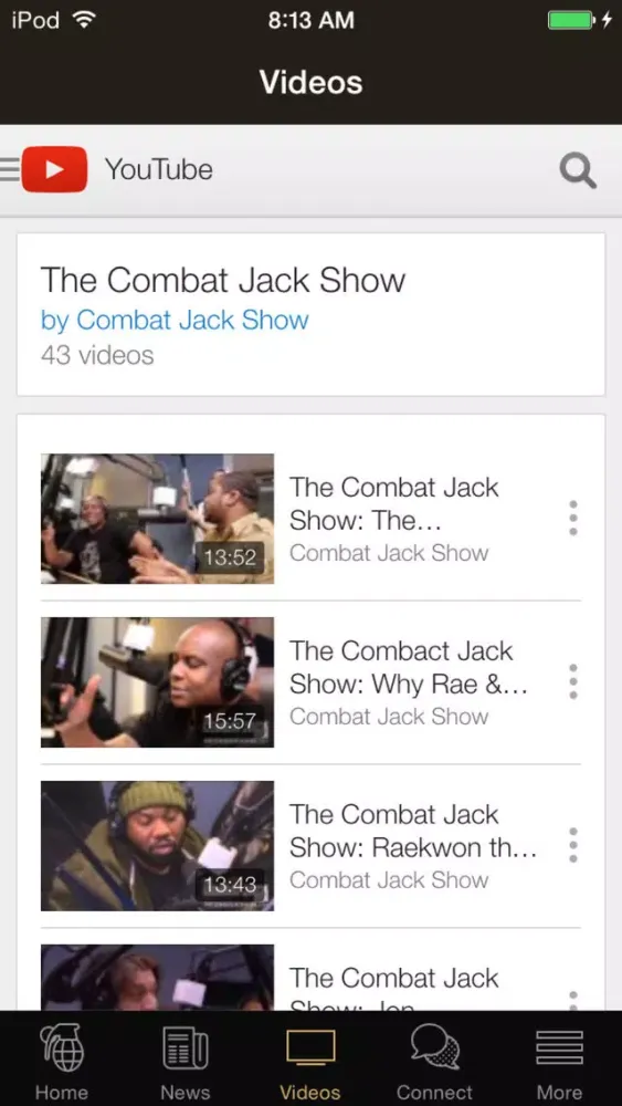 The Combat Jack Show App سکرین شاٹس