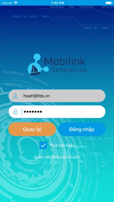 Mobilink App 스크린샷