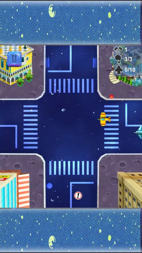 Tangkapan layar Aliens Crossing The Road Free - Space Line