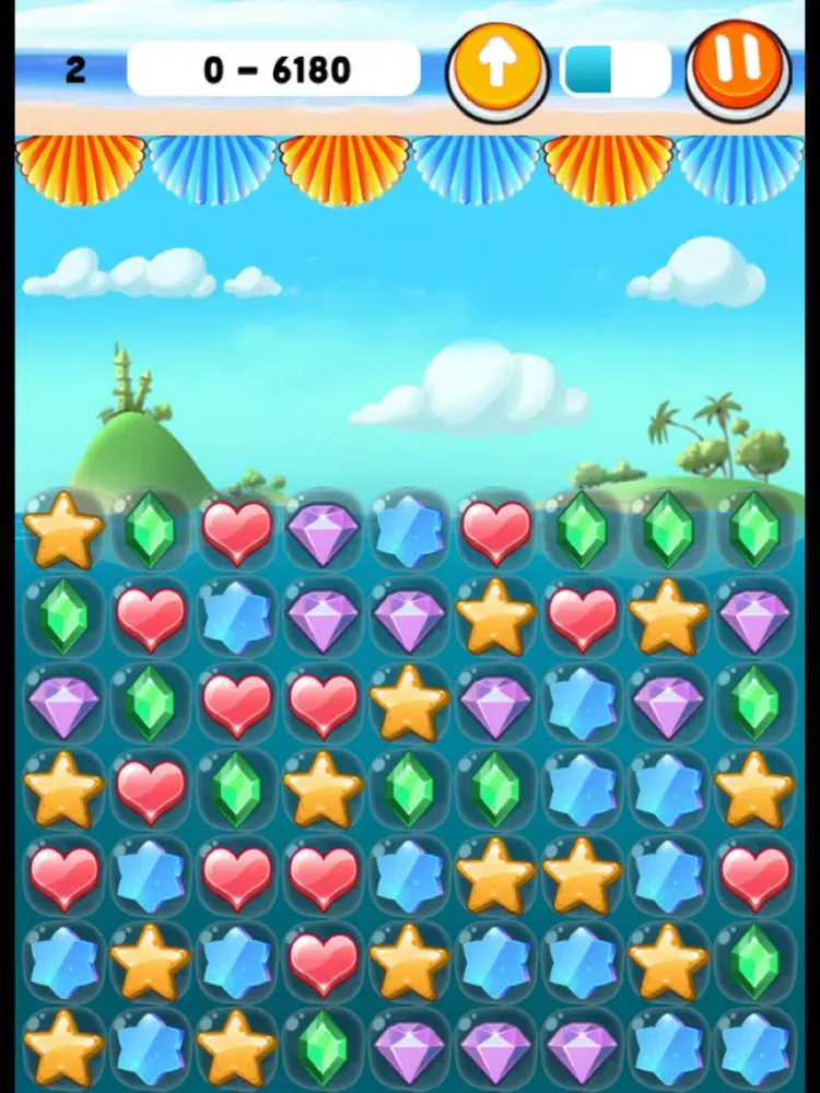 Captures d'écran de Candy Gems Sea Pop Free iPad 