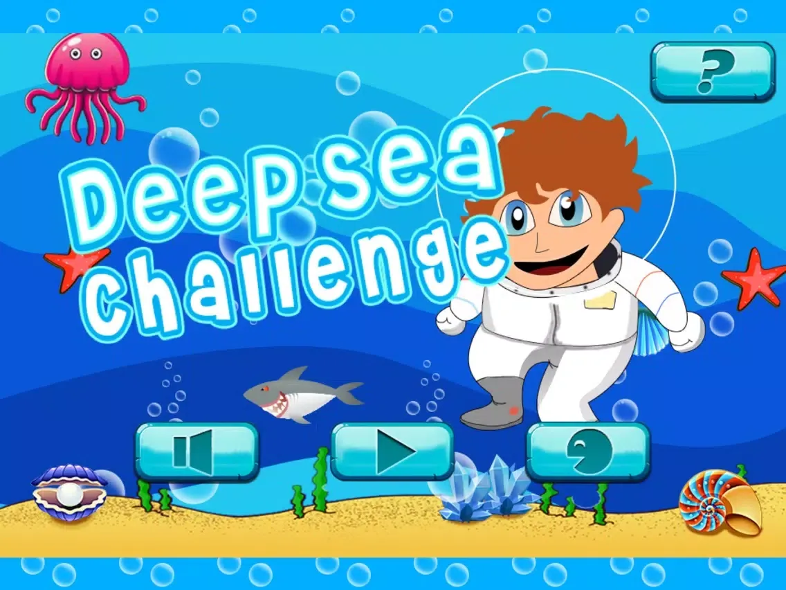 Deep Sea Challenge Free - Similar steps under a cute underwater world game iPad  স্ক্রিনশট