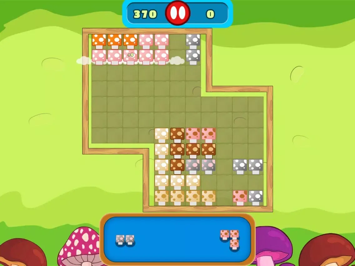 ภาพหน้าจอของ Battle of Cute Mushrooms Free iPad 