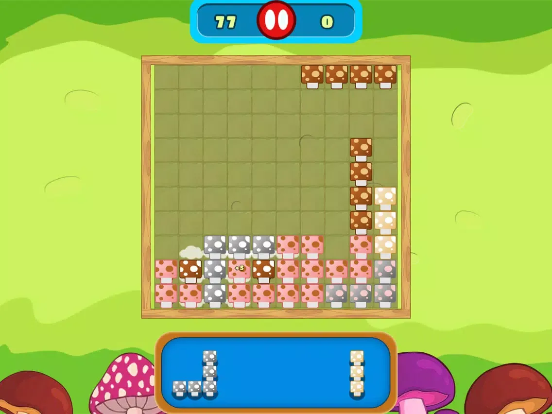 ภาพหน้าจอของ Battle of Cute Mushrooms Free iPad 