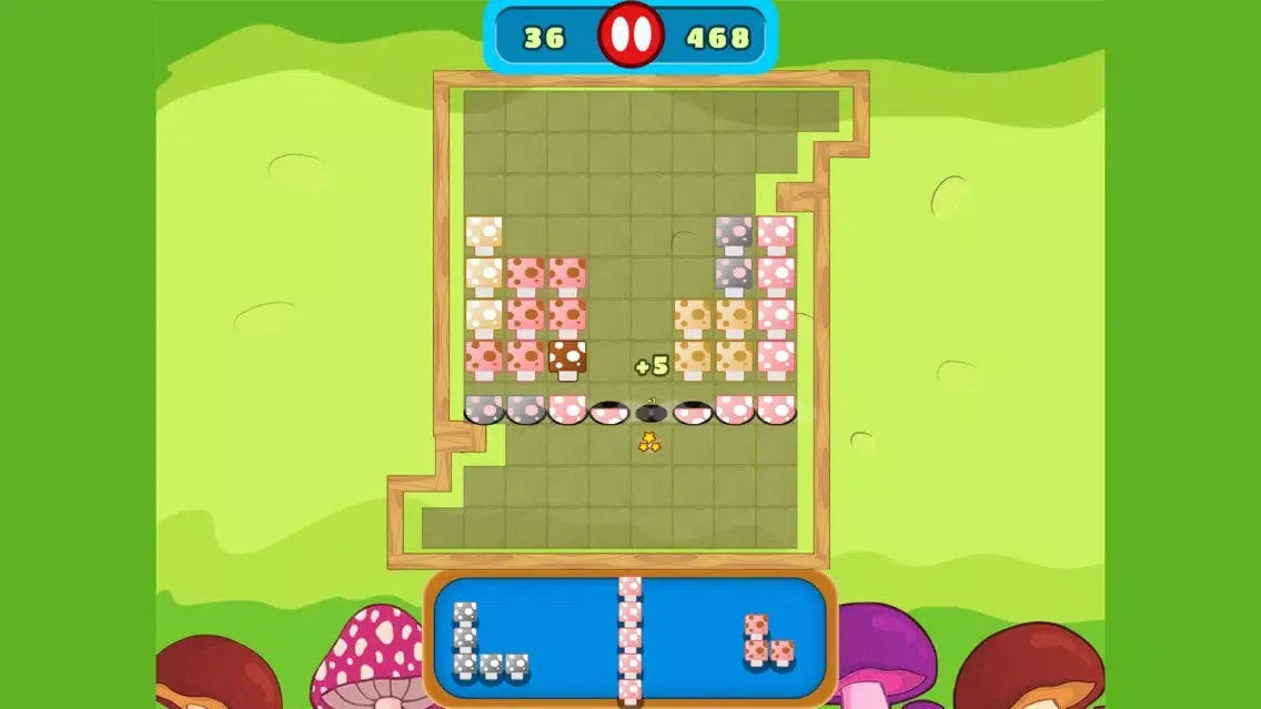 ภาพหน้าจอของ Battle of Cute Mushrooms Free