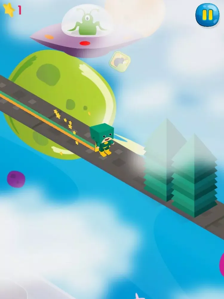 Super Hero - Galaxy Path iPad  Ekran Görüntüleri
