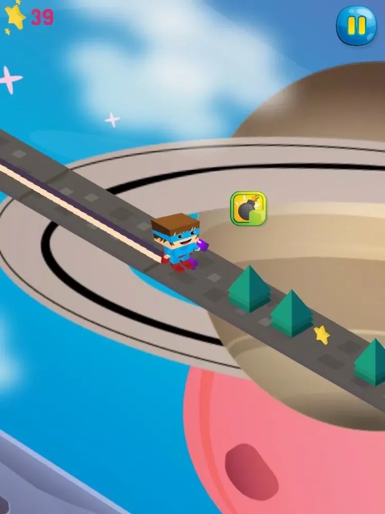 Super Hero - Galaxy Path iPad  Ekran Görüntüleri