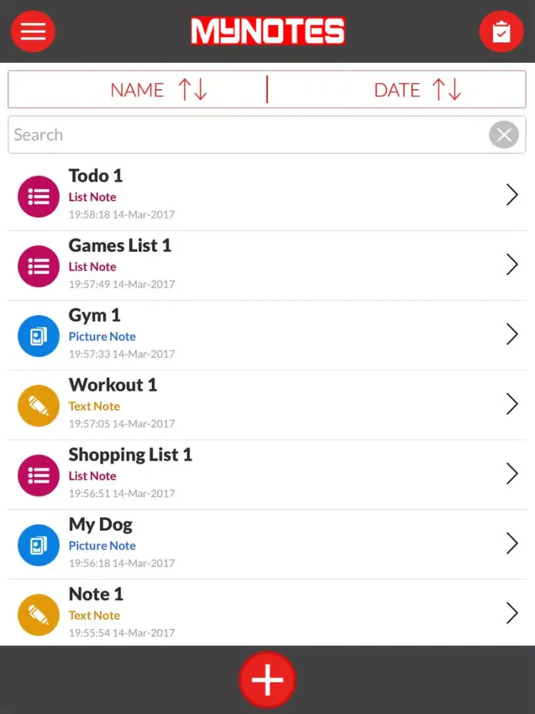 تصاویر MyNotes EZ Journal iPad 