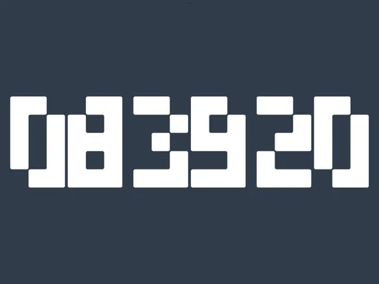 Pixel Art Clock iPad  スクリーンショット
