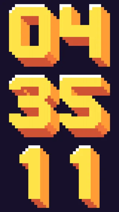 Pixel Art Clock スクリーンショット