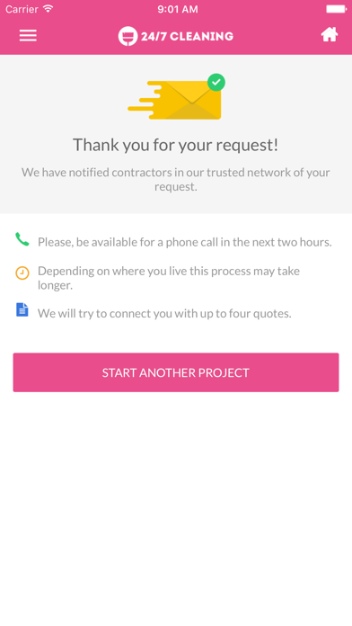 Screenshot di 24/7 Cleaning App - Find top cleaners in your area