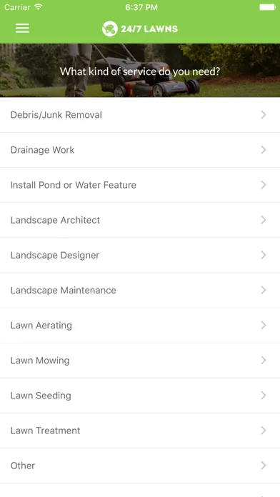 Скриншоты 24/7 Landscaping App - Find top landscapers in your area
