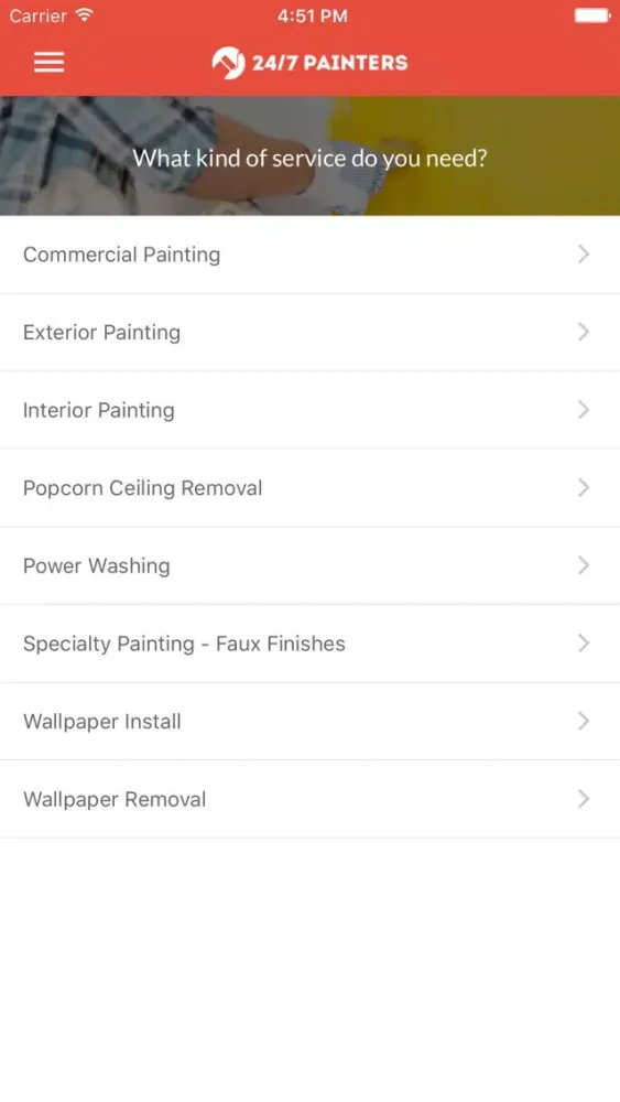 Скриншоты 24/7 Painters - Find top painters in your area