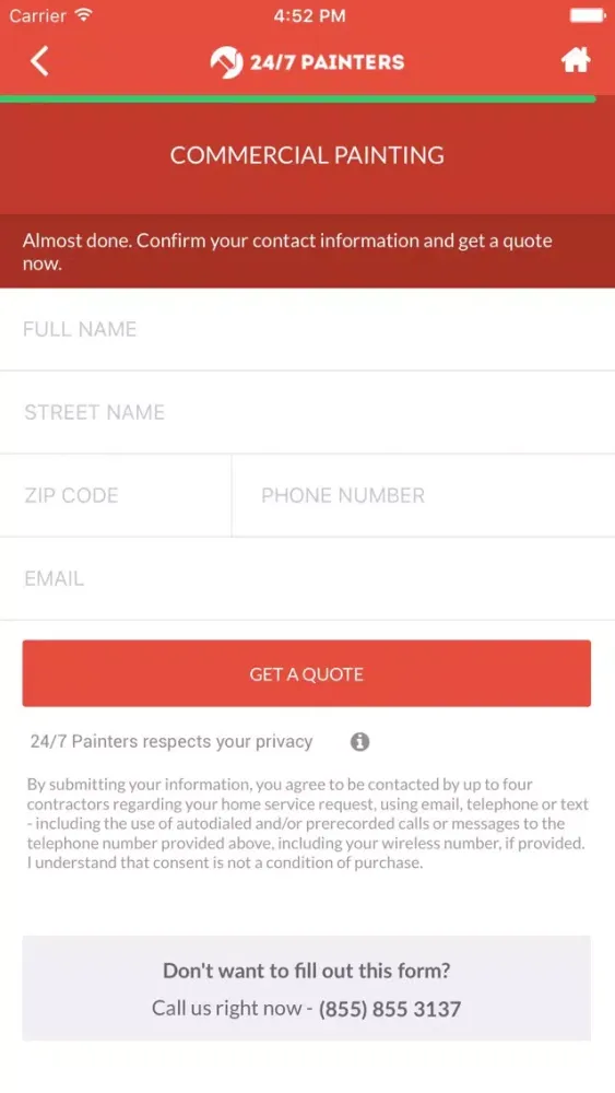 Скриншоты 24/7 Painters - Find top painters in your area