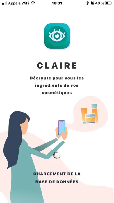 Скриншоты Claire App
