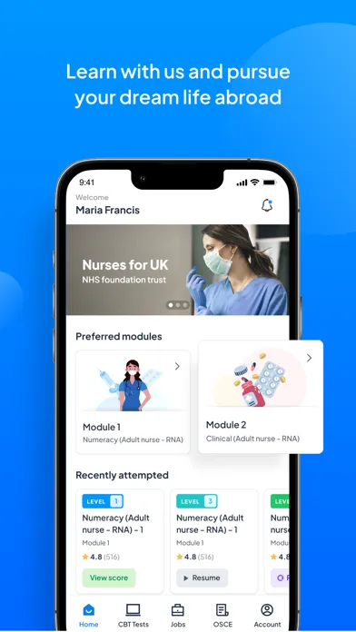 NMC CBT স্ক্রিনশট