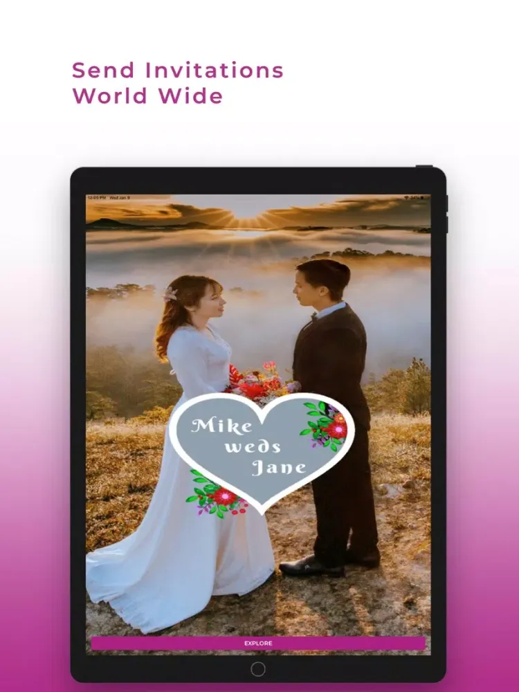 Zrzuty ekranu Knote: Wedding Invitations iPad 