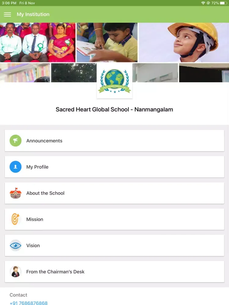 Screenshot di Navio - Sacred Heart Schools iPad 