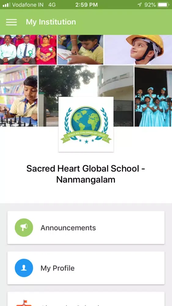 Screenshot di Navio - Sacred Heart Schools