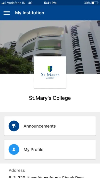 Capturas de pantalla de St. Mary’s college-Hyderabad