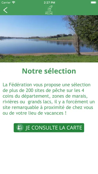 Fédération de Pêche de Vendée स्क्रीनशॉट