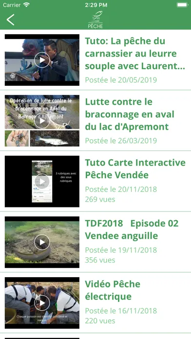 Fédération de Pêche de Vendée स्क्रीनशॉट