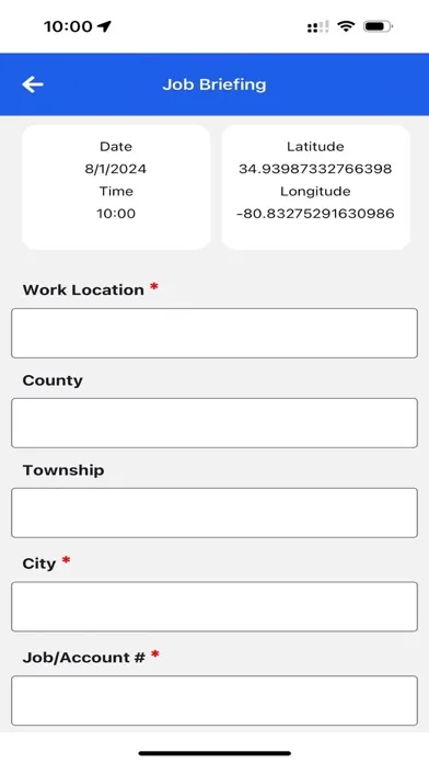 Capturas de tela do Federated S.A.F.E. App