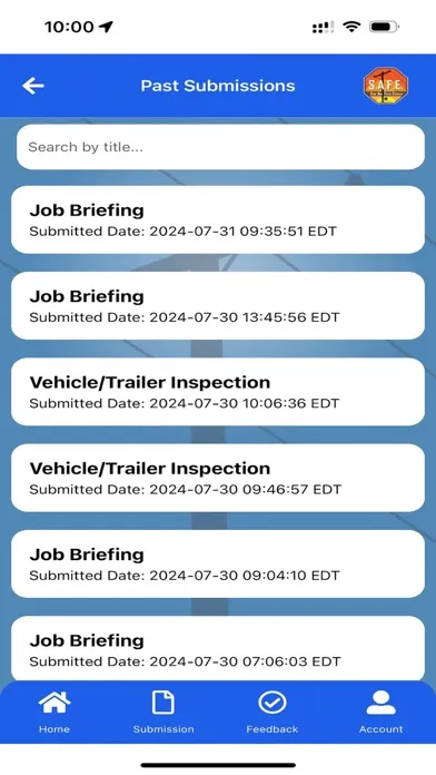 Capturas de tela do Federated S.A.F.E. App