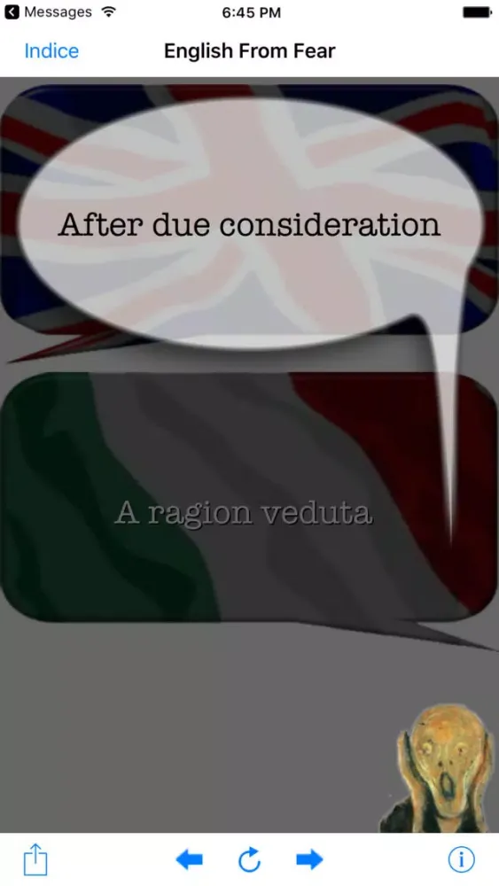 ภาพหน้าจอของ English From Fear Pro