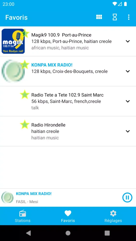 Haiti Radio Stations Ekran Görüntüleri