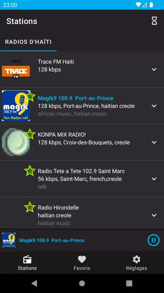 Haiti Radio Stations Ekran Görüntüleri
