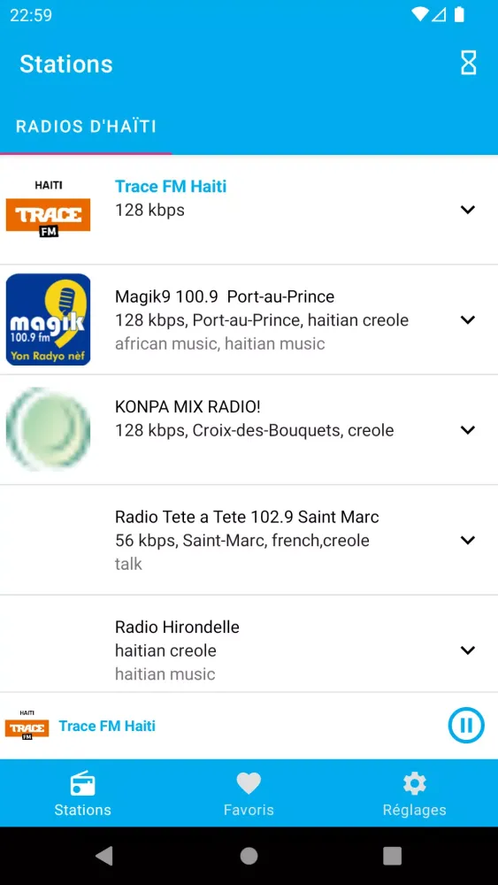 Haiti Radio Stations Ekran Görüntüleri
