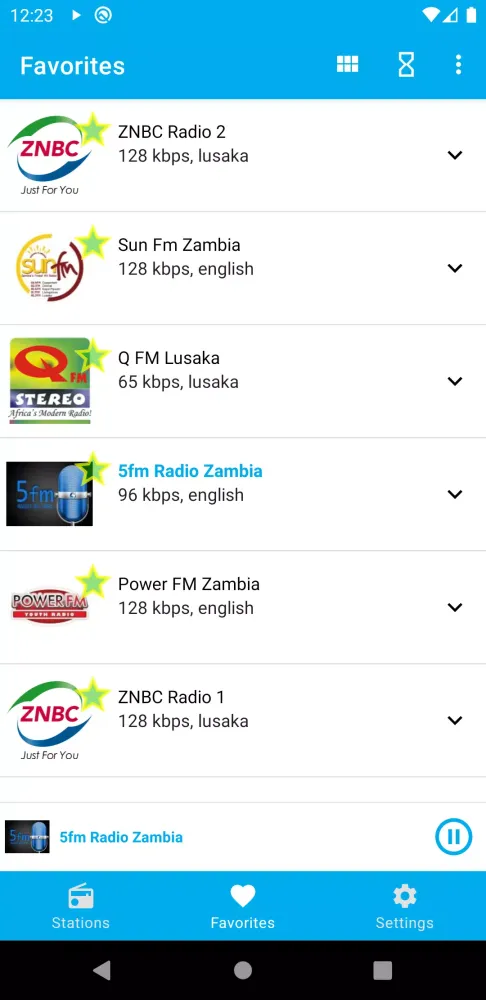 Capturas de pantalla de Zambian Radio Stations - FM St