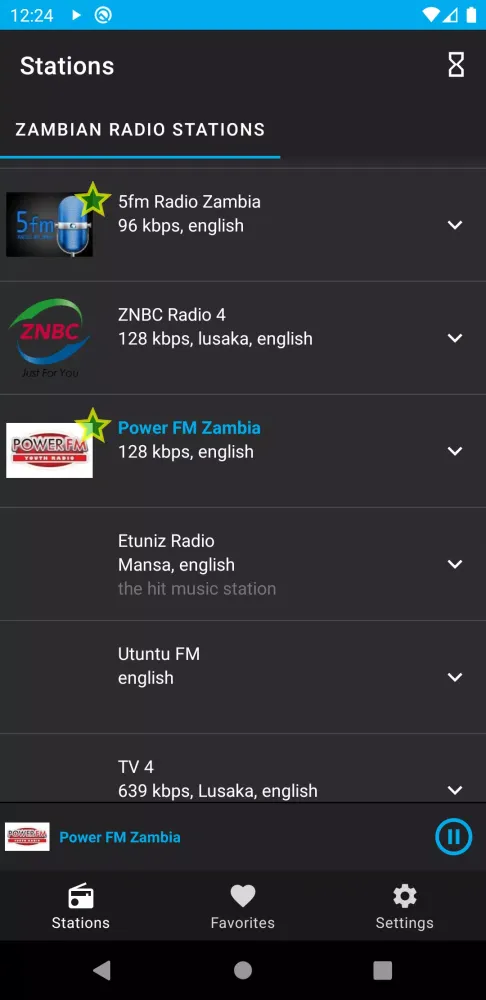 Capturas de pantalla de Zambian Radio Stations - FM St