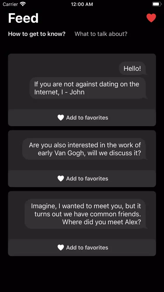 Скриншоты Say Hi! – What to talk about