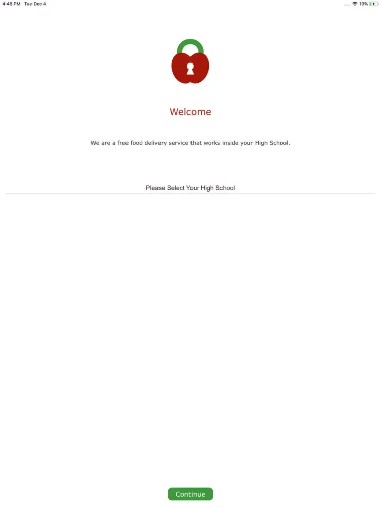 FoodLocker iPad  Ekran Görüntüleri