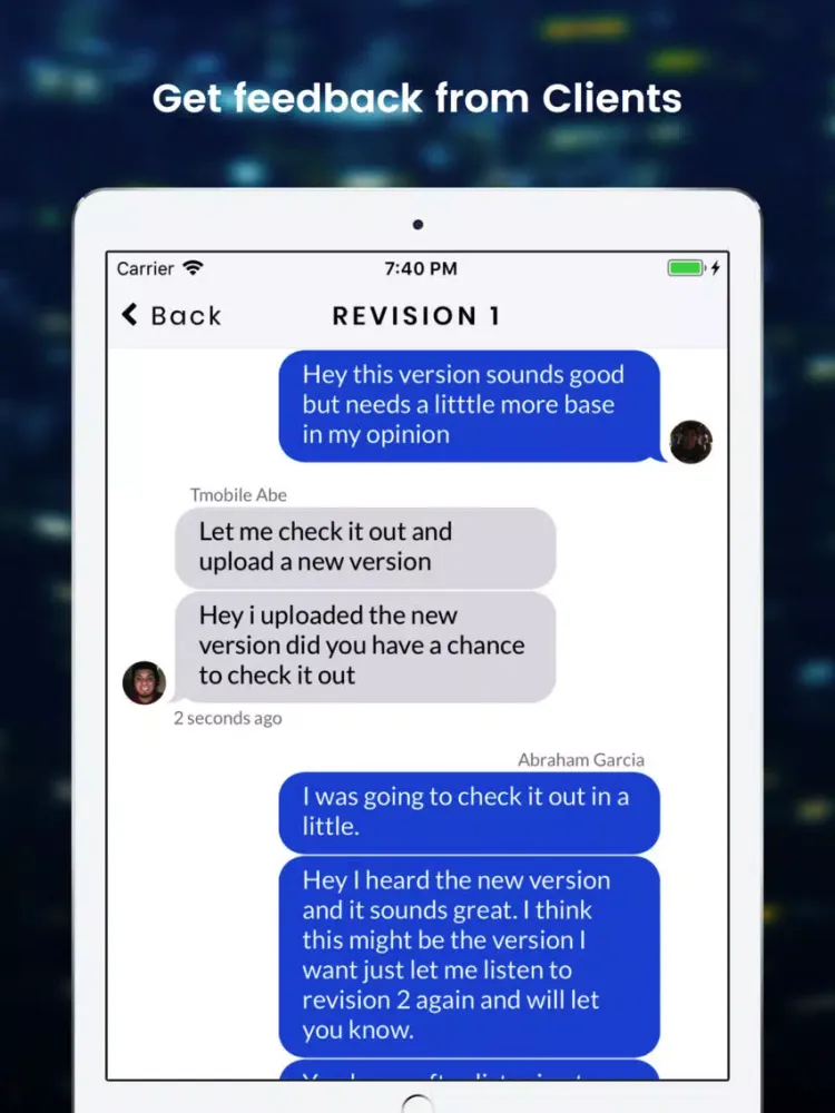 Feedback PSL iPad 应用截图