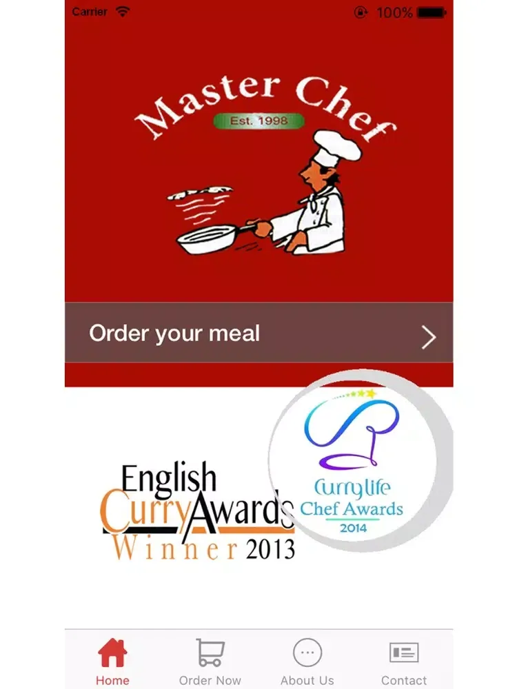 Tangkapan skrin MasterChef - Takeaway Delivery Luton iPad 