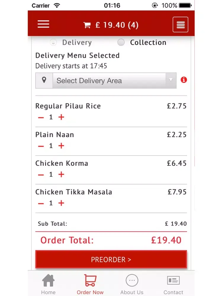 Tangkapan skrin MasterChef - Takeaway Delivery Luton iPad 