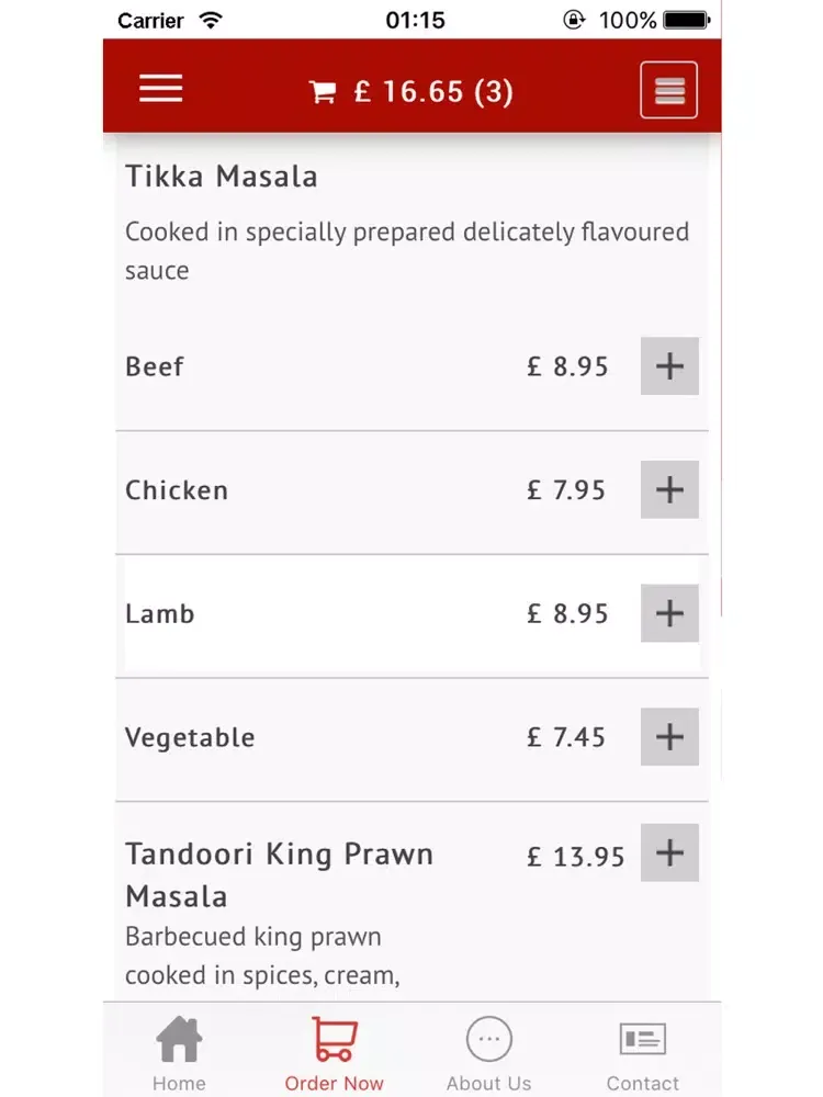 Tangkapan skrin MasterChef - Takeaway Delivery Luton iPad 