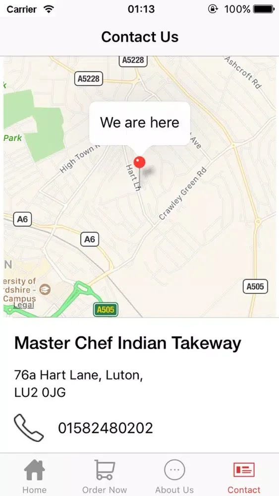 Tangkapan skrin MasterChef - Takeaway Delivery Luton
