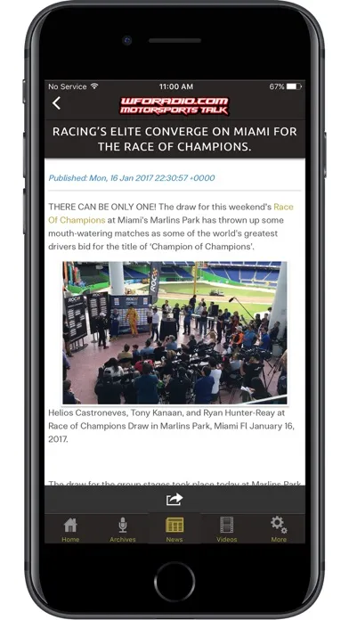 WFO Radio NHRA NASCAR Podcast Screenshots