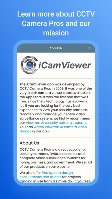ภาพหน้าจอของ iCamViewer: IP Camera Viewer